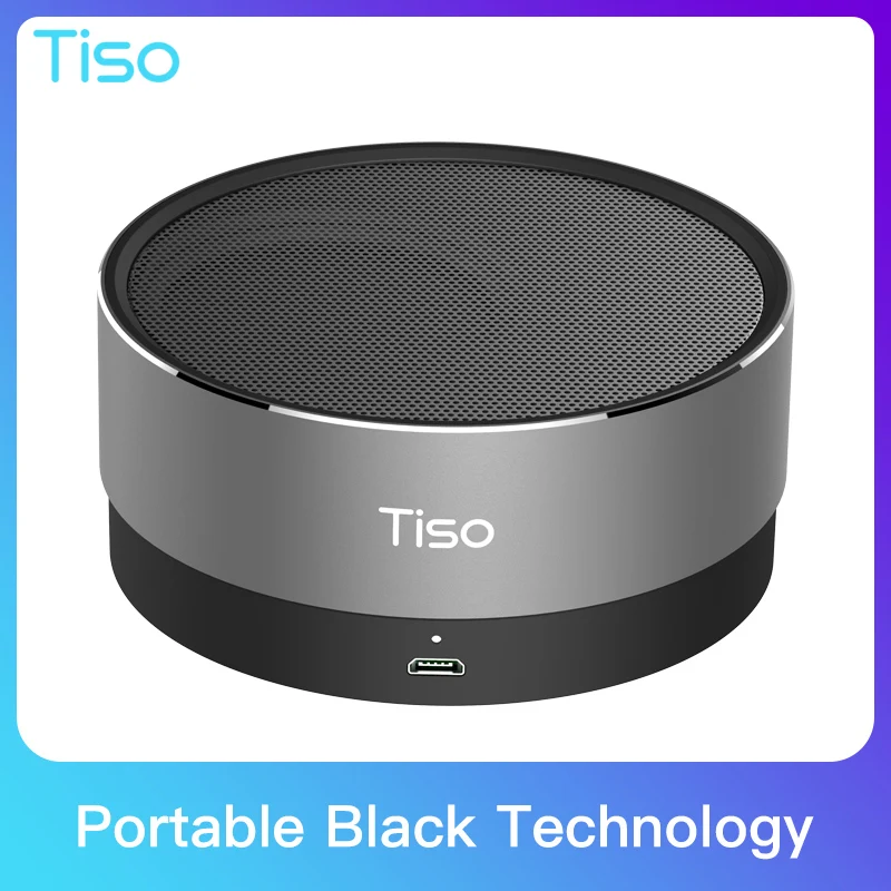 Беспроводной bluetooth-динамик Tiso T10 10-15 часов - Цвет: Space Gray