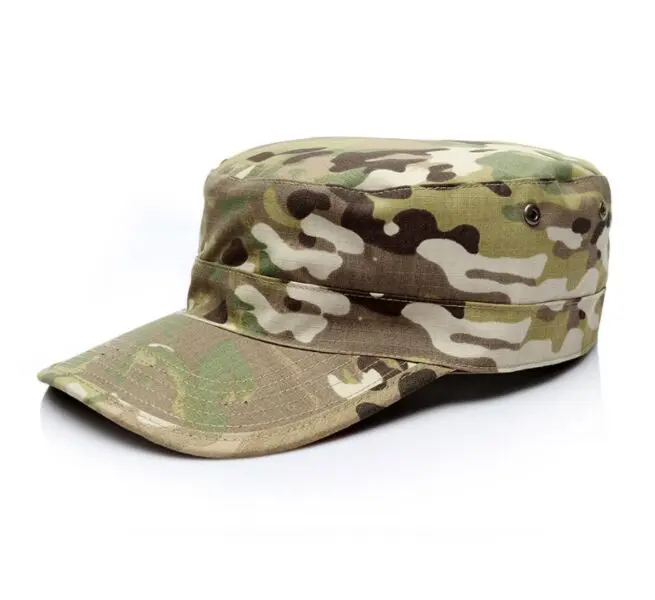 

Fitted US Army CORPS CAP MARPAT ACU MultiCam Digital Camo Special Force Tactical Operator Snapback Hats SWAT Flat Baseball Cap