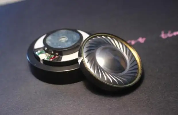 40mm speaker unit plating Titanium gold Diaphragm speakers