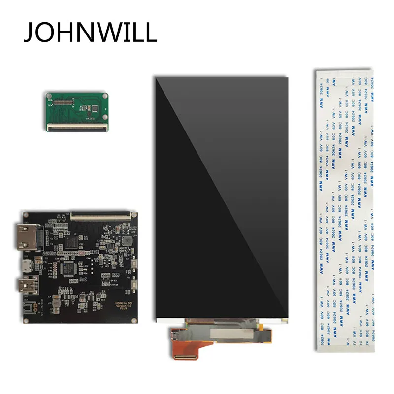 

5.5 inch 4k lcd screen 3840*2160 Resolution Panel Lcd Display With Hdmi To Mipi For VR 2018 And Hmd 3D printer diy project