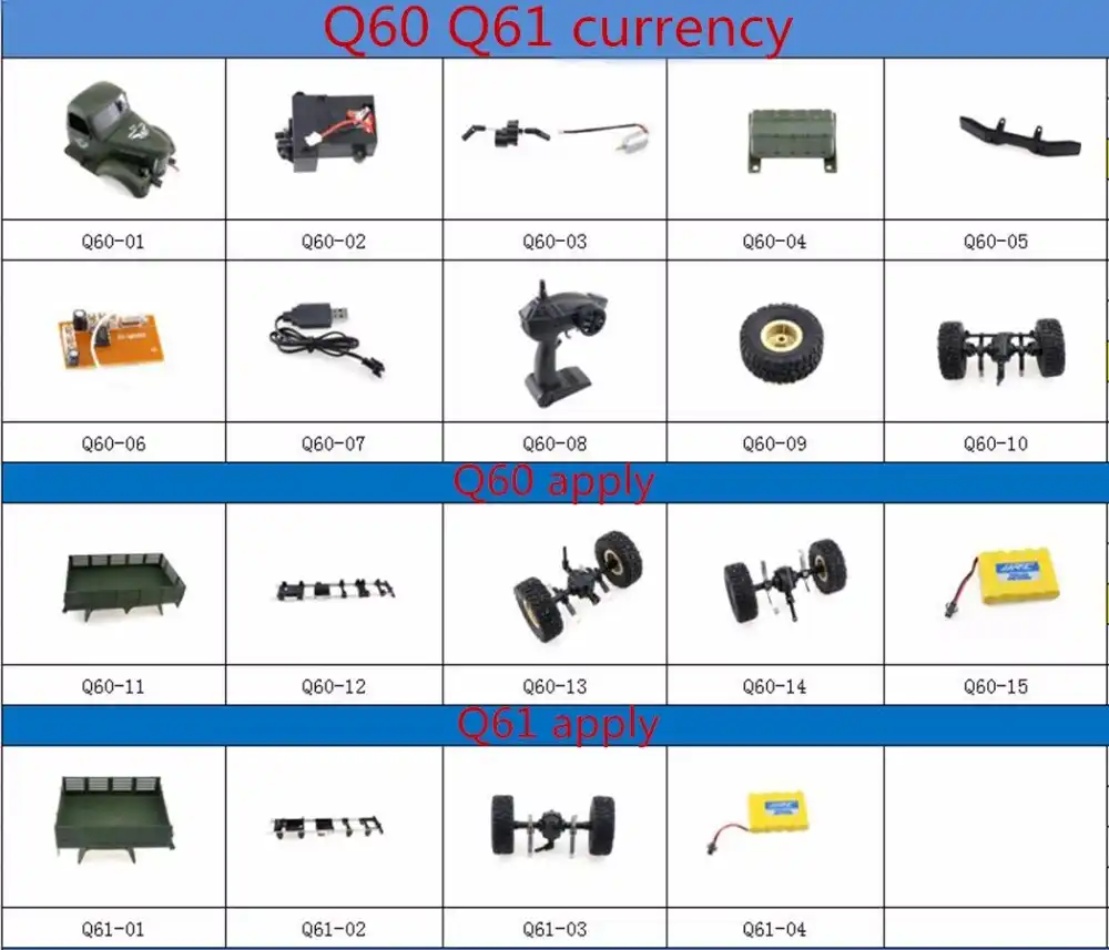 jjrc q60 upgrade parts