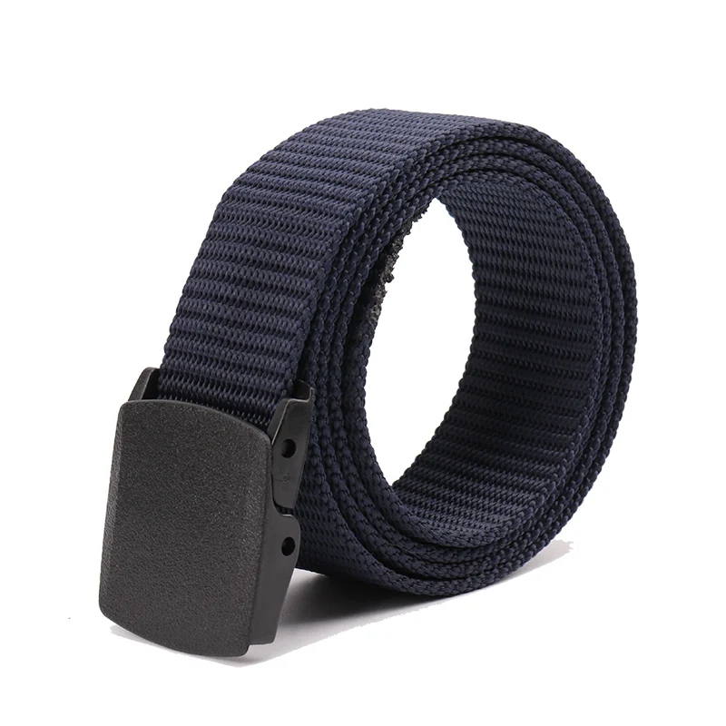 fish belt Military Men Belt Woman Army Belt 2019 Tactical Wide Waist Belts Plastic Buckle Light Weight Black Belt Nylon Travel 120cm 130cm mens fashion belts Belts
