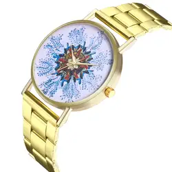 Gogoey часы для женщин часы цветок браслет с надписью застежка Круглый кварцевые наручные студентов любителей желе женщина мужчин