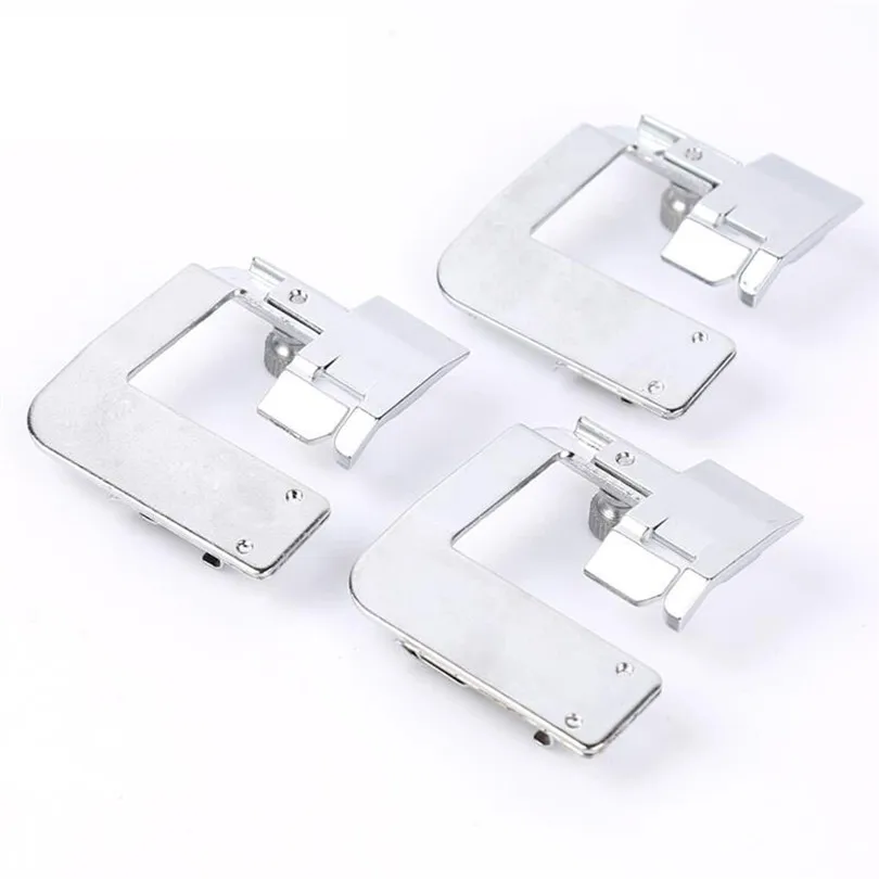 3PC Rolled Hem Pressure Foot Sewing Machine For Low Shank Adapter Sewing Tools Accessory #4A11 (4)
