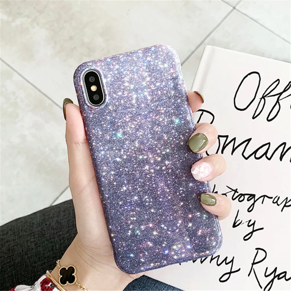

Purple Glitter Case for Iphone XS Max XR Luxury Sparkle Bling Shockproof Protective Compatible with Ip7/8/X/Xs/XR/Xs Max 3040319