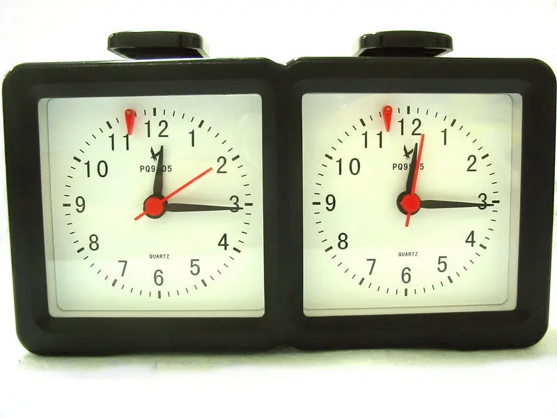 LEAP PQ9905 MASTER TOURNAMENT ANALOG CHESS TIMER SET CLOCK COMPETITION PRO GAME MEN PIECE