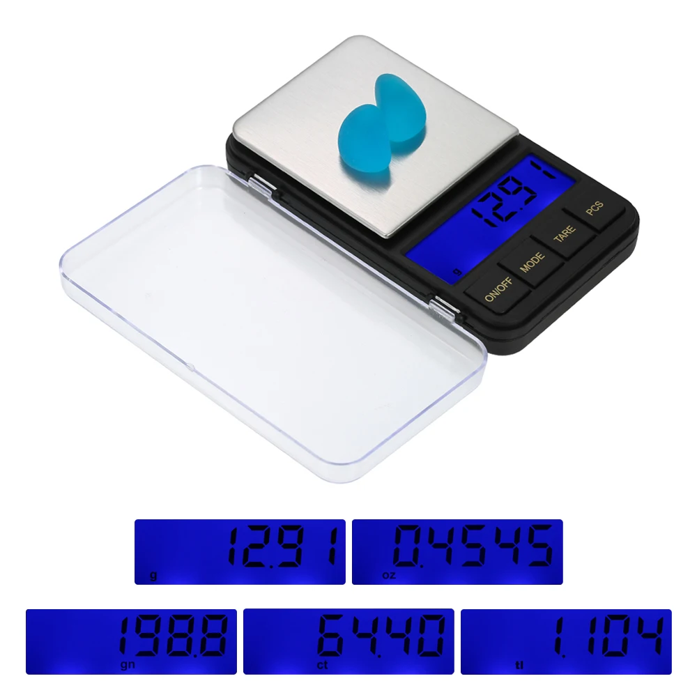 

Accurate Digital Pocket Scale Electric Jewelry Kitchen Food Scale Steelyard balance LCD 100g to 1000g