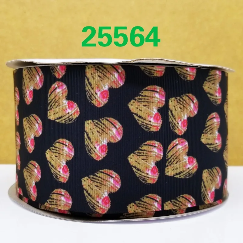 Ленты 50 ярдов мультфильм напечатанные grosgrain ленты 25872 - Цвет: 25564