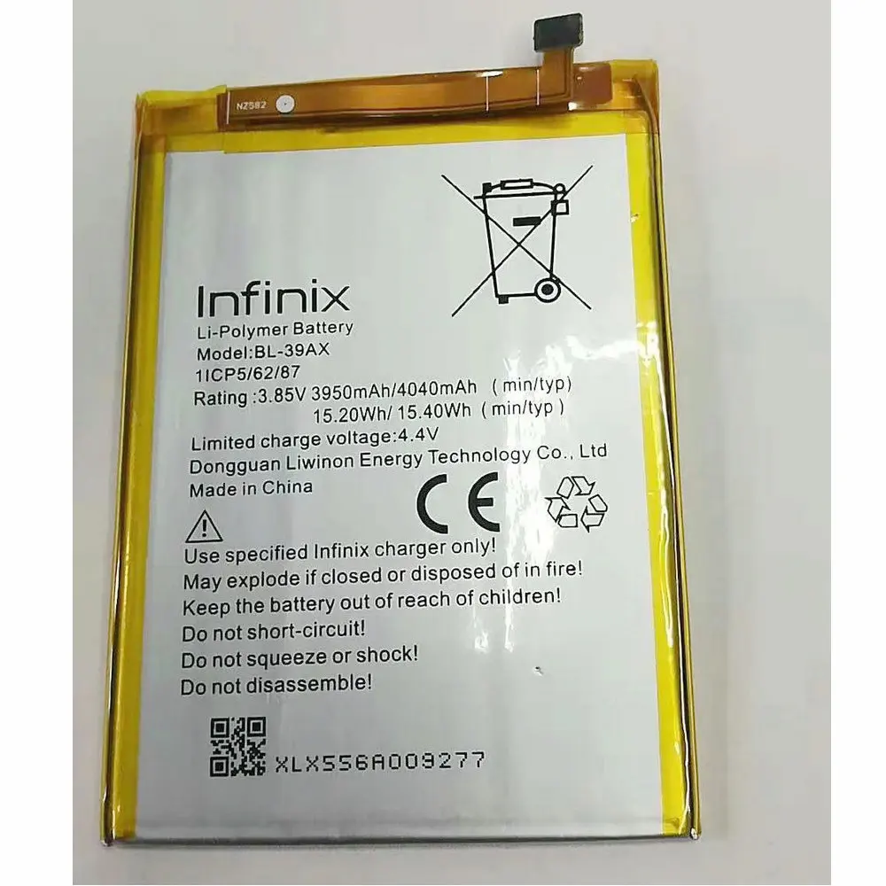 

Ansheng High Quality 3950mAh BL-39AX battery for Infinix 4 X557 BL-39AX mobile phone