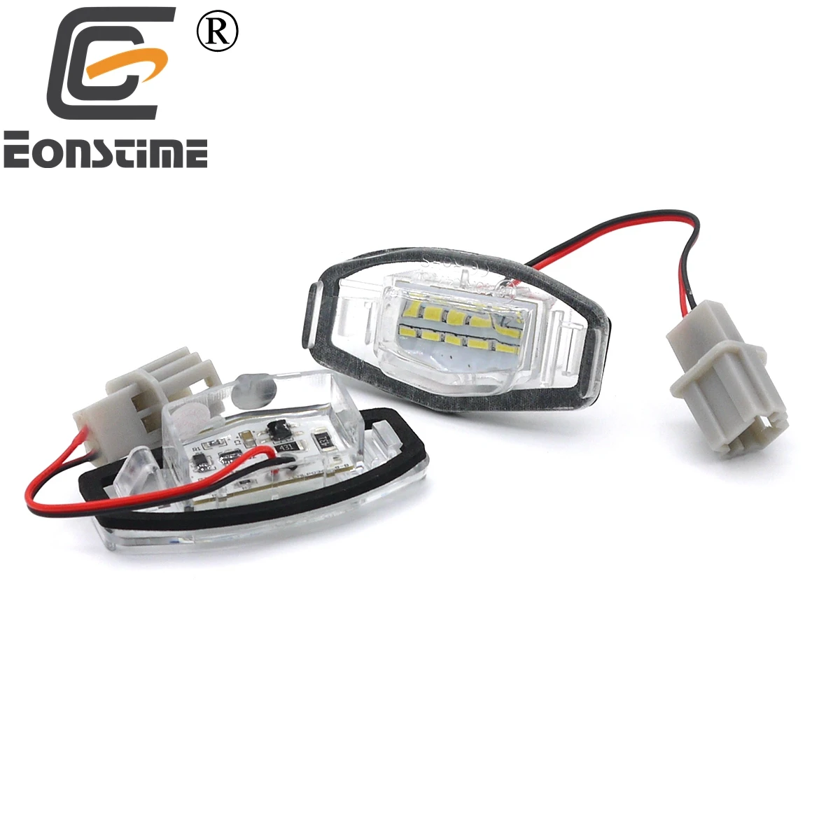 Eonstime 2pcs 18 LED License Plate Lights Number Lamp For Honda Civic