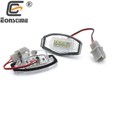 Eonstime 2pcs 18 LED License Plate Lights Number Lamp For Honda Civic VII4 5D 01-05 City 4D Legend Accord 4D Civic VIII Acura
