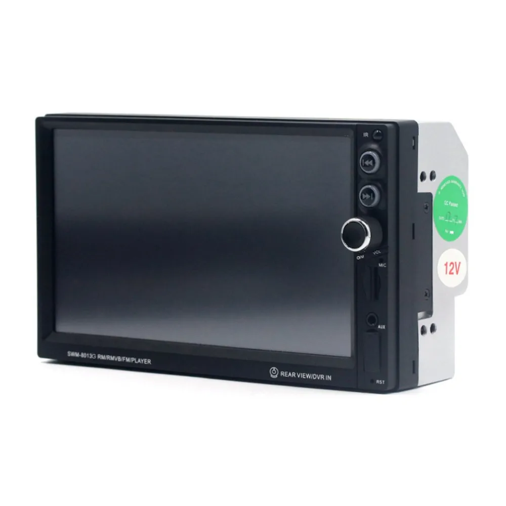 

New SWM-8013G 7-Inch Large Screen GPS Navigation Car DVD Vehicle Audio Video Player Support Brake Prompt Bluetooth Mini TF Card