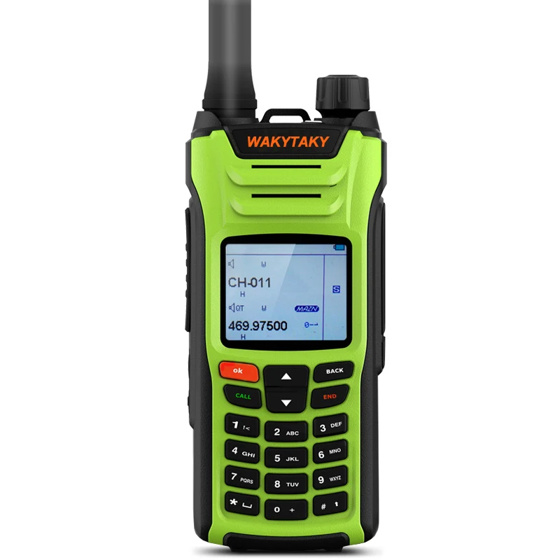 Wakytaky Walkie talkie 10 км 8 Вт 136 520 мГц Пять Полос ручной двухстороннее радиолюбителей