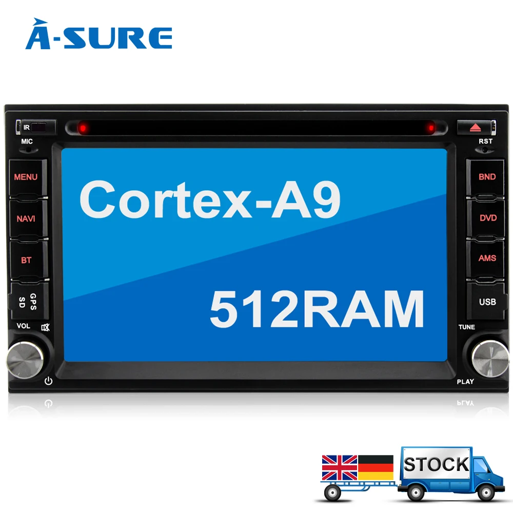 Buy A Sure Double GPS Universal ISO 2 Din DVD Player