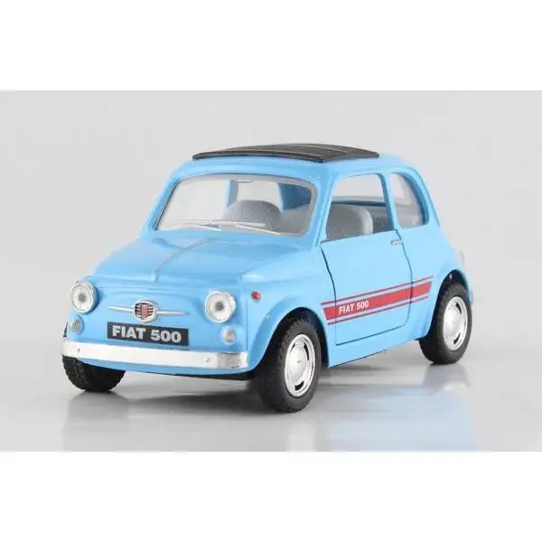 1032 5 De Descuentoniños Fiat 500 Modelo De Coche 124 Kt5004 5 Pulgadas Diecast Metal Aleación Coches Toy Pull Volver Regalo En Coches De