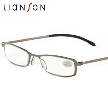 LianSan, ретро очки из титанового сплава, очки для чтения, для женщин и мужчин, фирменный дизайн, дальнозоркость, Пресбиопия, L2001, L2002