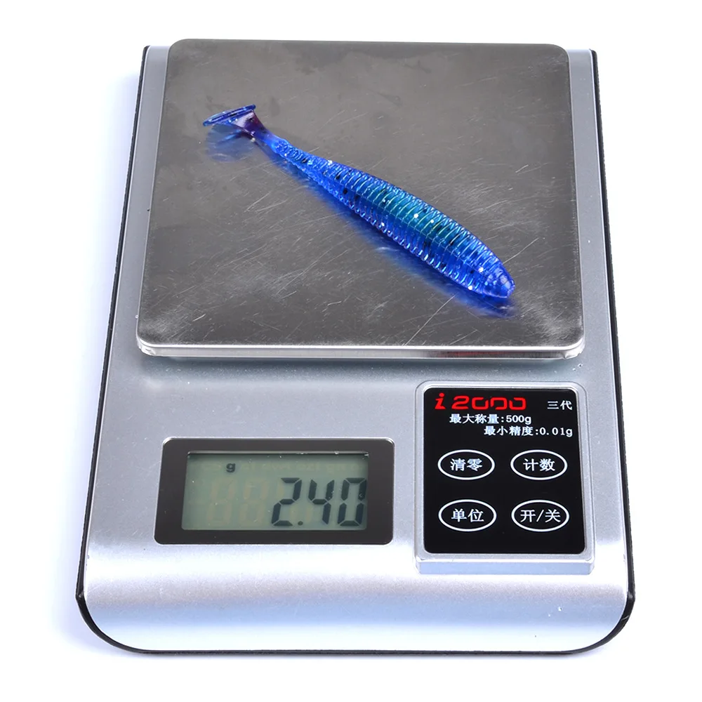 10 PCS 2.4g/8.5cm Artificial Soft T-Tail Japan Shad Worm Swim Fishing Lure Jig Head Fly Fishing Silicon Rubber Fish Fishing 10 PCS 2.4g/8.5cm Artificial Soft T-Tail Japan Shad Worm Swim Fishing Lure Jig Head Fly Fishing Silicon Rubber Fish Fishing