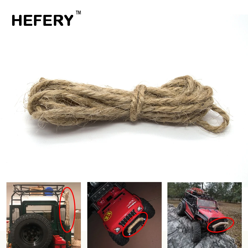 

RC Car Accessories Decoration Simulated Hemp Rope for 1:10 RC Rock Crawler Axial SCX10 90046 90047 TAMIYA CC01 RC4WD D90