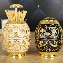 Высококачественный Европейский держатель для зубочистки автоматическая коробка для зубочистки креативный подарок