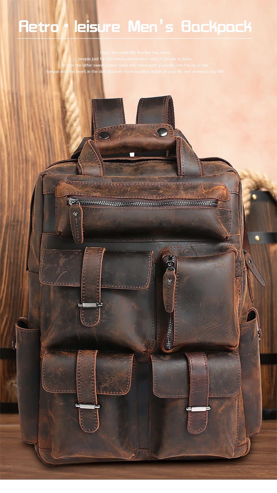-1_01MVA Men's Backpack Vintage Bag Men Genuine Leather Anti Theft Backpack for Laptop Travel Backpacks Casual Schoolbag Gifts 3506