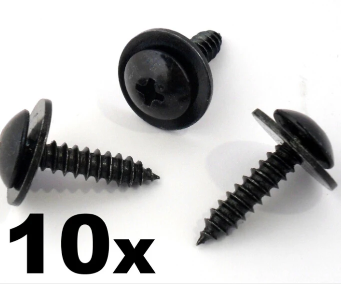 

10x For Honda Wheel Arch Lining, Inner Wing, Splashguard & Mudguard Screws & Washers