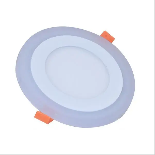 

6W12W16W LED Panel Downlight Round 3 Model LED Lamp Panel Light Double Color Ceiling Recessed Lights Indoor Lighting Bulb 20pcs
