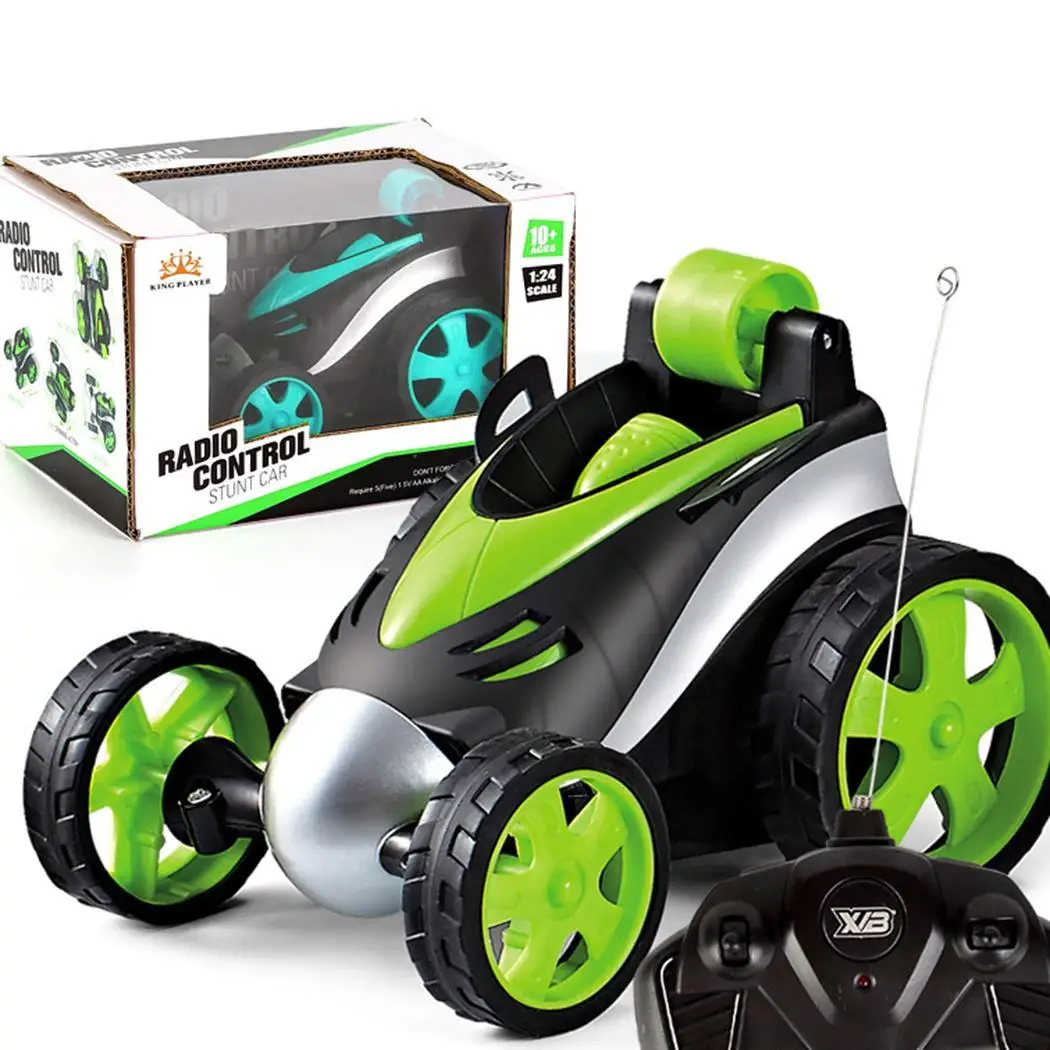 Remoto sem Fio Menino do Miúdo Controle Dublê Dança Carro Brinquedos 360 Rolo Caindo Roda Rotativa Veículo Brinquedo 4 menino do miúdo brinquedos 360 rolo caindo