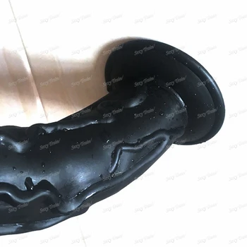 high quality 35*5CM Big Dildo with Suction Cup Super Soft Silicone Horse Dildo Sex Toys for Women Adult Huge Penis Sex Products 4