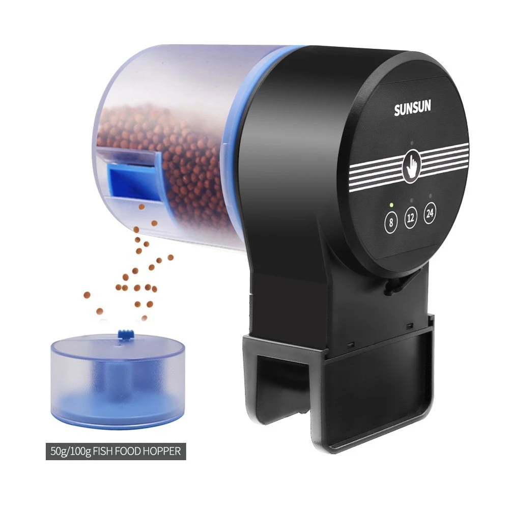 battery operated fish feeder