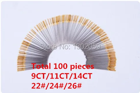В НАЛИЧИИ 100 шт./лот Вышивка крестом 26 #/24 #/22 # 9CT 11CT 14CT игла вышивка инструмент