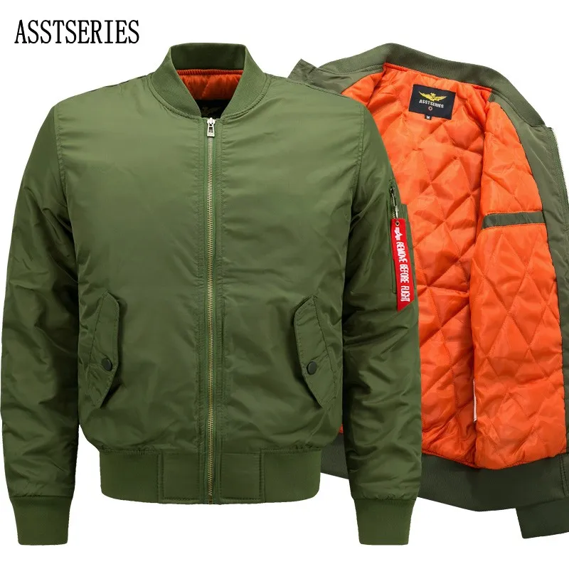 

Army green Military Jacket Men's Air Force One Style Army Tactical Baseball Jacket Bomber windproof Jackets And Coats For Men