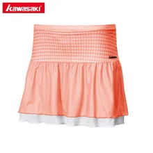 Kawasaki Summer Ladies Sports Skirt Table Tennis Skorts Polyester Breathable Badminton Running Shorts Skirt Women SK-172705