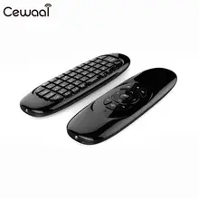 Cewaal горячая Распродажа C120-M 2,4 ГГц беспроводной гироскоп Fly Air mouse игровая клавиатура Android пульт дистанционного управления Micro USB для ТВ-приставки ПК