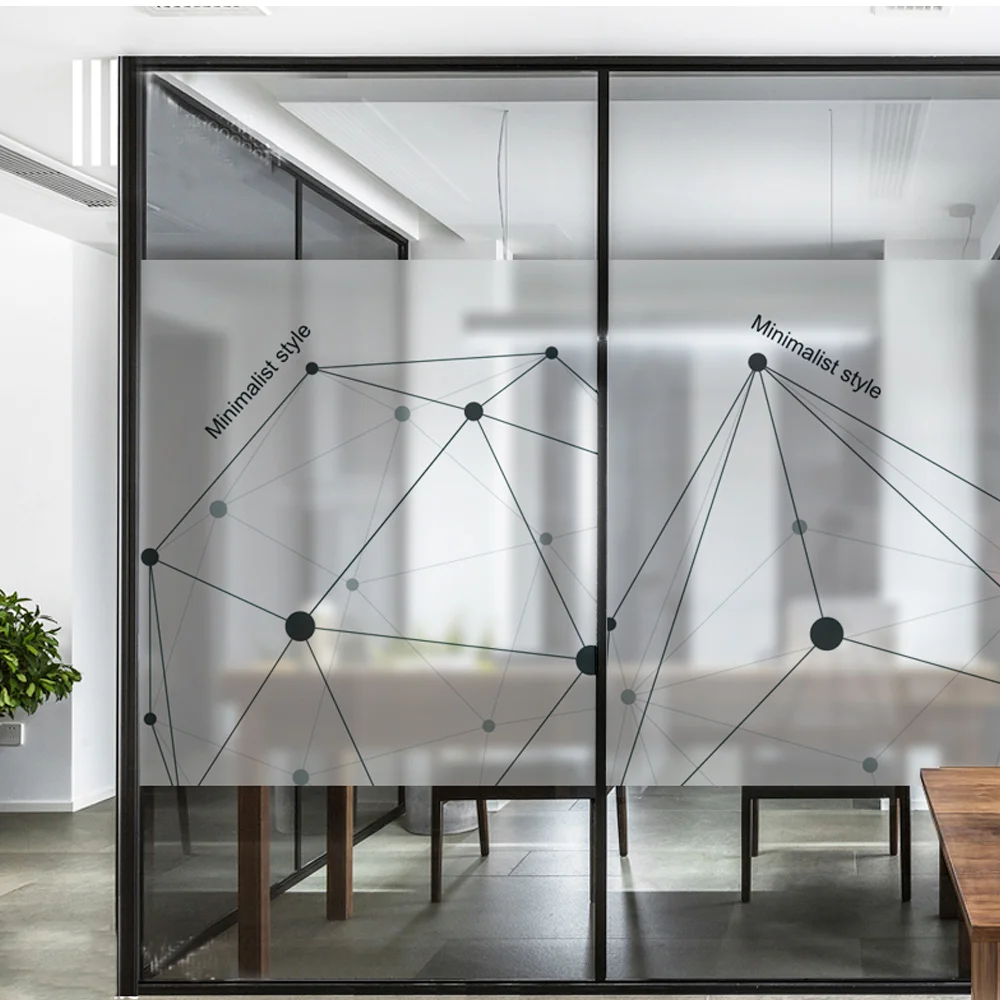 

Free Customized Stained Cling Window Film Frosted Privacy Glass Sticker Home Decor Digital print BLT1251 Beauty Collection
