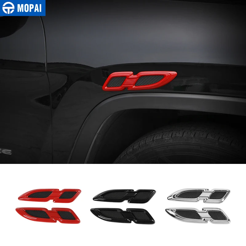

MOPAI Car Stickers for Jeep Grand Cherokee Car Body Air Flow Vent Cover Fender Engine Cover for Jeep Grand Cherokee Accessories