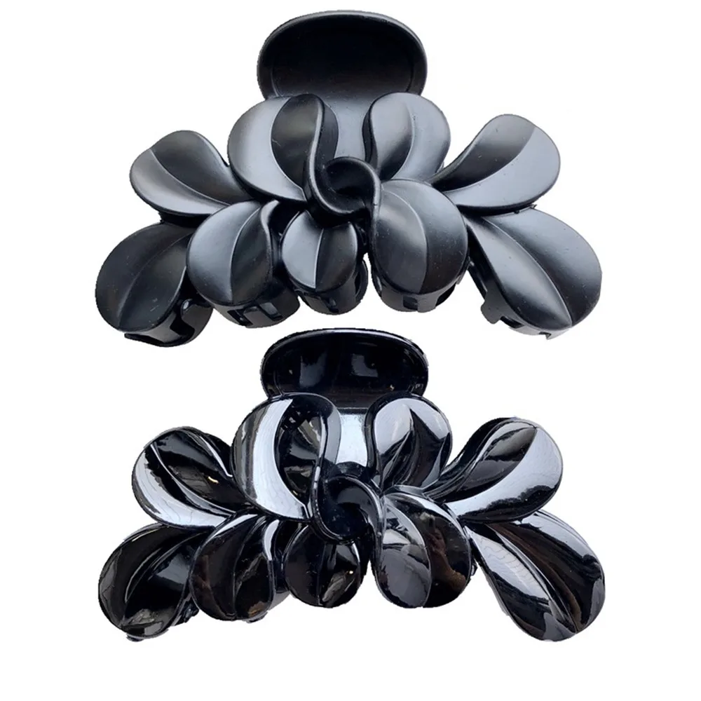 

Trendy Girls Acrylic Hairpin Hair Claw Flower Shape Big Hair Clips for Women Hair Claws Crab Hair Accessories for Women Hairgrip