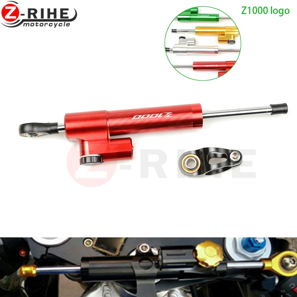motorcycle Accessories cnc Universal Damper Steering Stabilizer Linear Reversed Safety Control Over for kawasaki z1000 z 1000