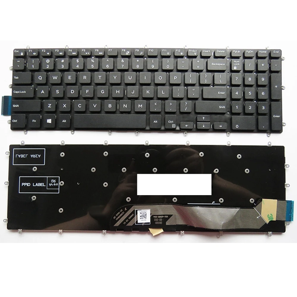 Клавиатура для ноутбука DELL 15 7566 5567 7567 7559 5665 15-7000 черная английская белая новая США