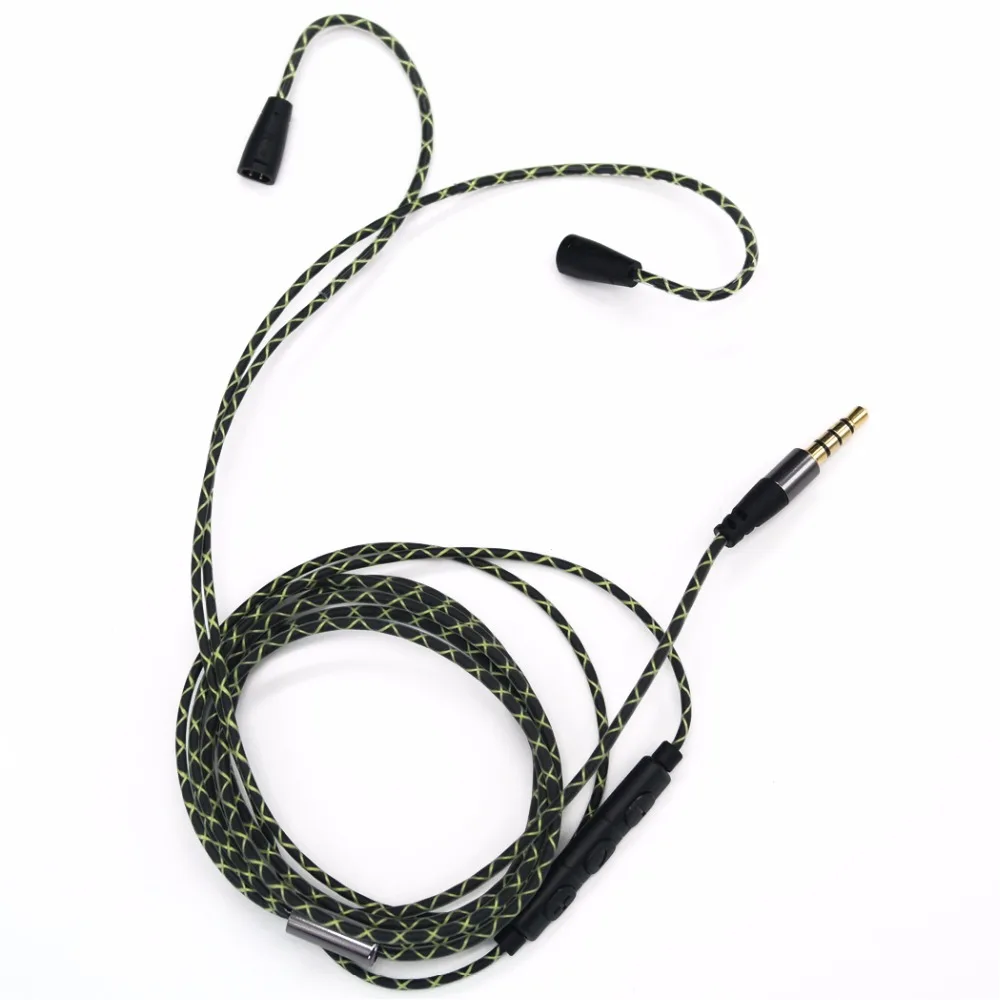 

Ollivan Headphone Extension Aux Cable 3.5 mm Audio Extender Cord for Senhai IE8I / IE80 / IE8 Earphone with Mic headphones line