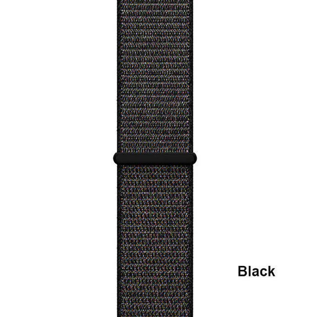 SIKAI 20 мм нейлоновый ремешок для часов спортивные часы тканый ремень для Huami Aamazfit Молодежный ремешок для часов для Amazfit Bip Bit Молодежный выпуск - Цвет: Black