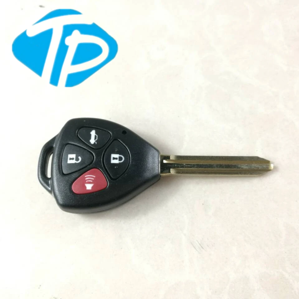 Remote Key Shell fit for toyota Camry Avalon Corolla Matrix RAV4 Venza Yaris 4B 4 buttons