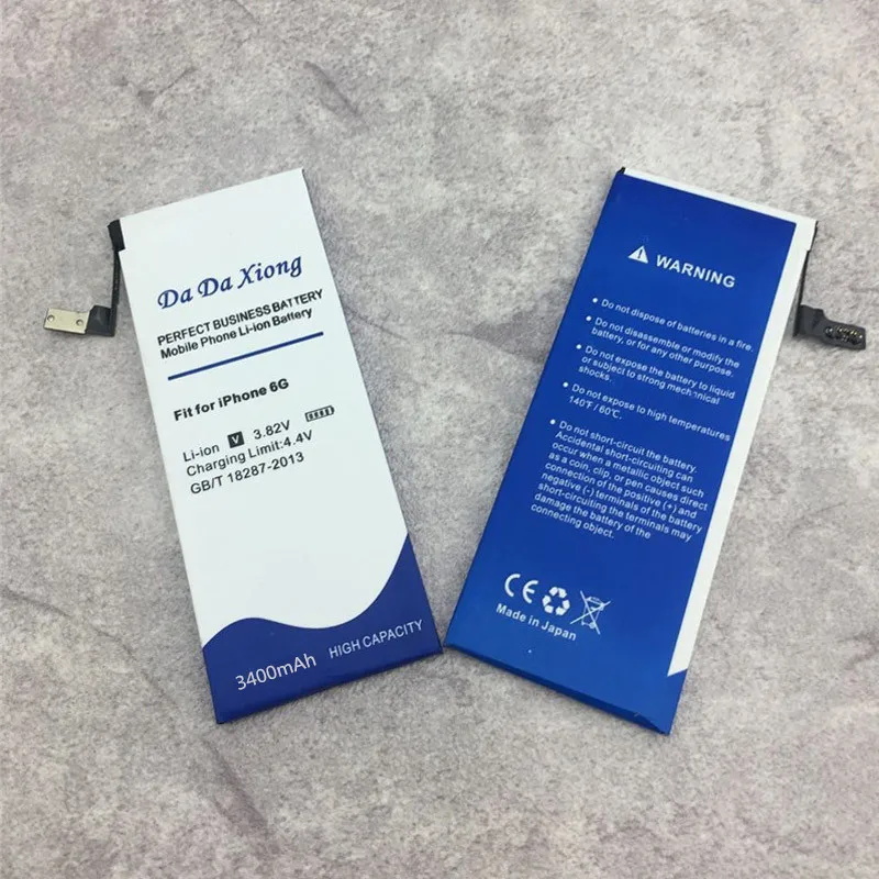 Da Xiong 3400mAh аккумулятор для iphone 6 для iphone 6 для iphone 6G Батарея