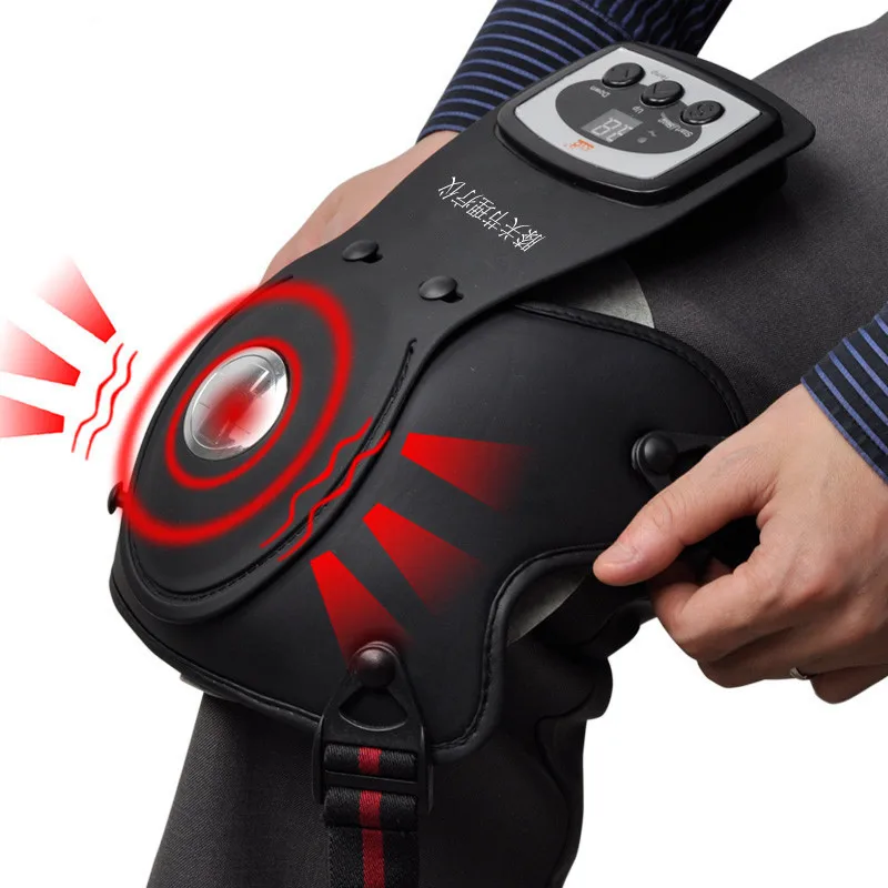 Super Top Grade Knee Physiotherapy Apparatus Electric Knee Massager Infrared Heating Relieve Pain Health Care Equipment