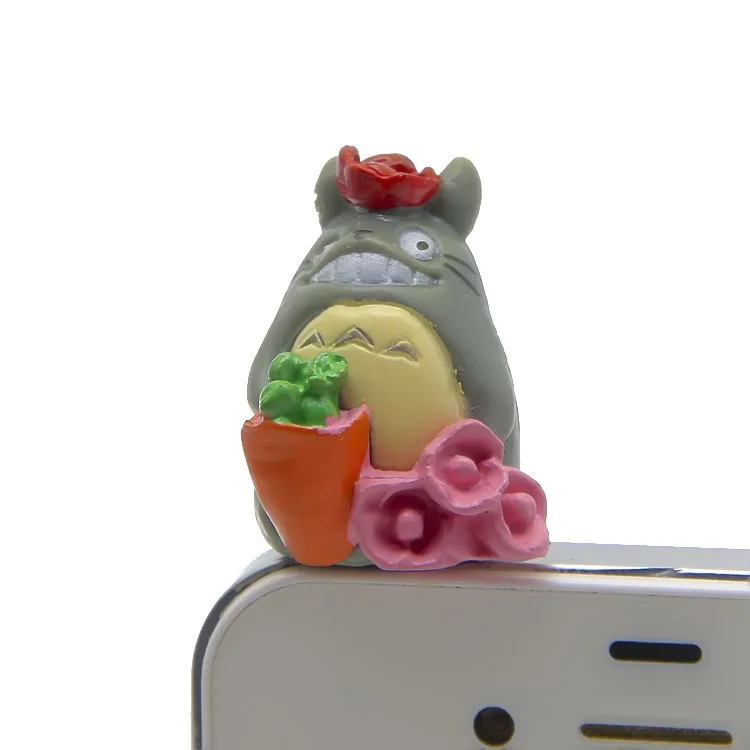 Милые 12 рисунков 3D Hayao Miyazaki Totoro мобильный телефон Earcap Пробка для наушников