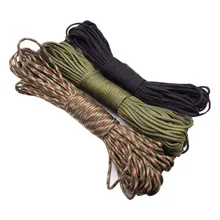 Многофункциональный 100FT 7 прядей стержневой Паракорд парашютный шнур шнурок веревка Открытый скалолазание кемпинг инструмент для выживания