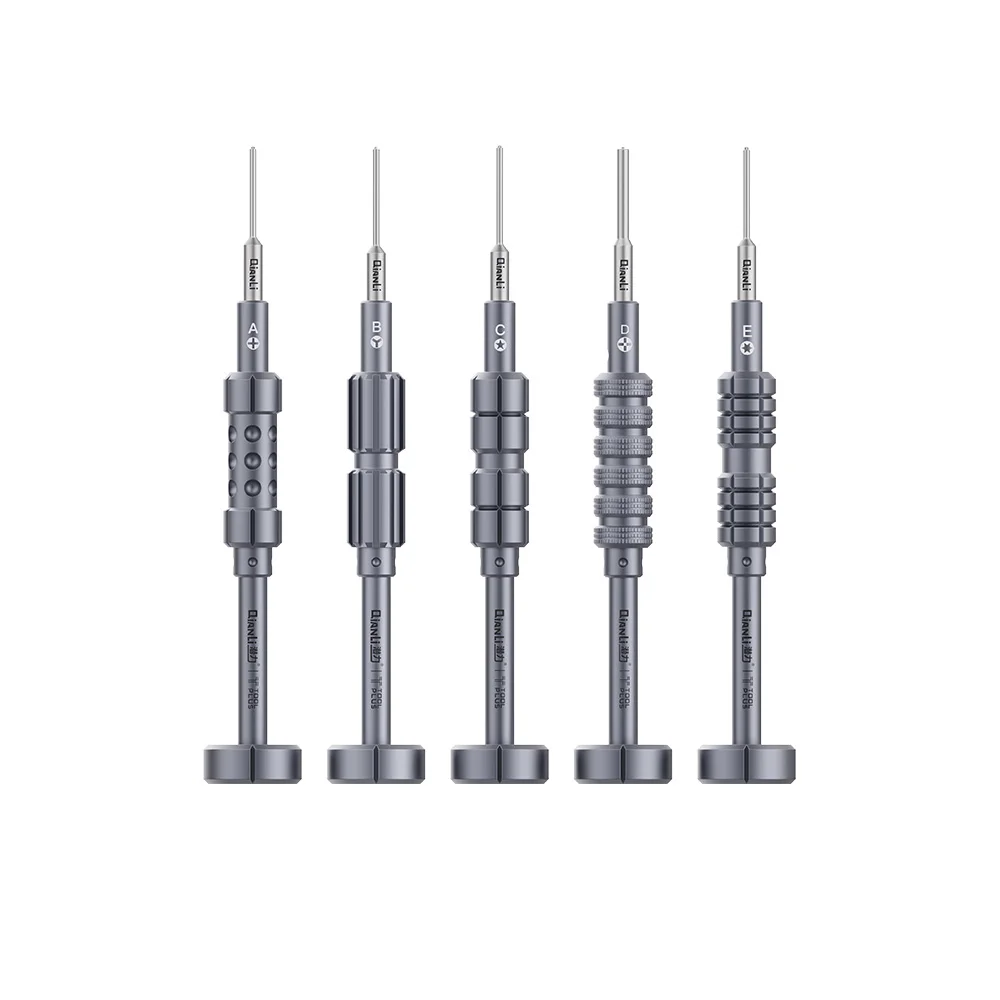 

Qianli Upgraded i-Thor Screwdriver High Precision Aluminum Anti-Slip Screwdriver Y Five Star Convex Cross Hexagonal with ABCDE