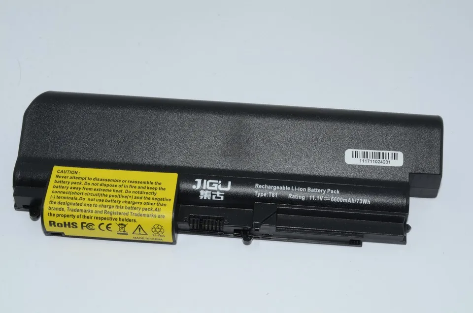 JIGU ноутбук Батарея 42T5264 42T5229 41U3196 42t5263 42t5230 41U3197 42T5226 для lenovo/IBM ThinkPad T400 T61 T61p