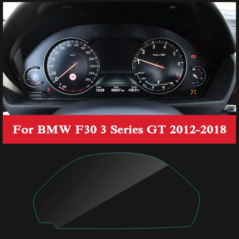 QCBXYYXH стайлинга автомобилей приборной панели автомобиля Краски защитная пленка ПЭТ для BMW X1 X3 X4 X5 X6 1/3/5 серий светильник передачи и защищенная от царапин - Название цвета: F30 3 Series GT12-18