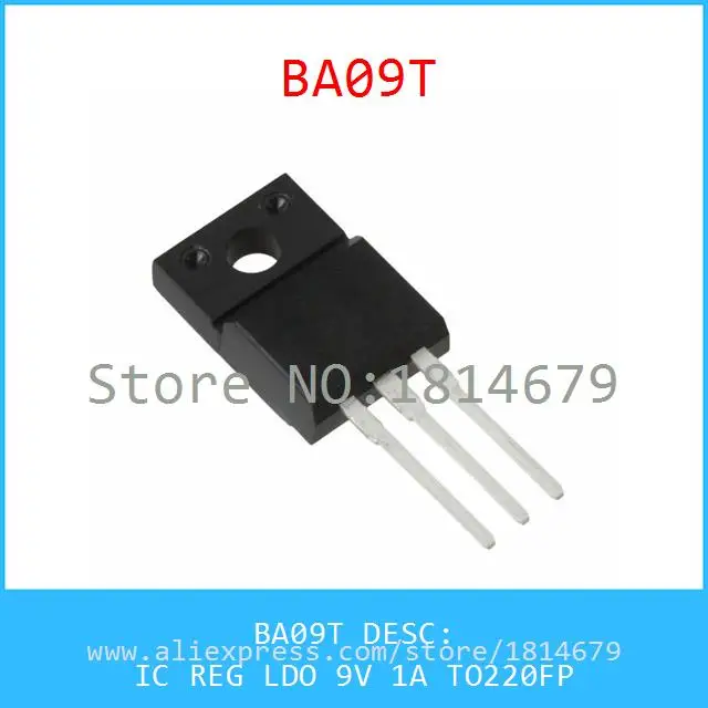 Бесплатная Доставка 1 Шт./лот BA09T IC REG LDO 9 В 1A TO220FP BA09 09 Т |