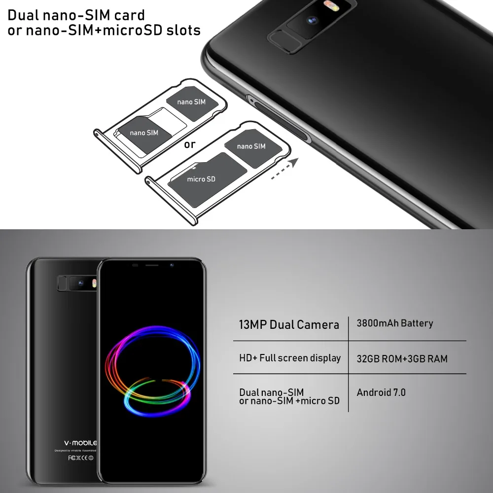 TEENO Vmobile Note 9 Mobile Phone Android 7.0 5.84\ TEENO Vmobile Note 9 Mobile Phone Android 7.0 5.84\